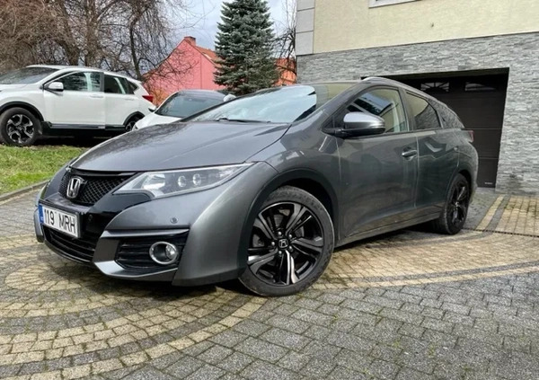 Honda Civic cena 65900 przebieg: 90000, rok produkcji 2017 z Wieliczka małe 67